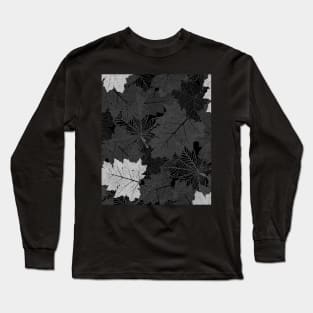 Leaf pattern- Autumn season mood graphic design Long Sleeve T-Shirt